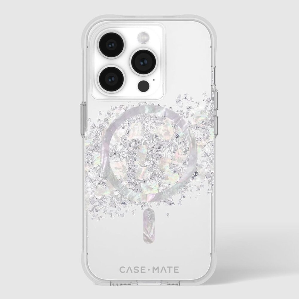 Case-Mate iPhone 15 Pro 6.1 Case Touch of Pearl Compatible with MagSafe NIB